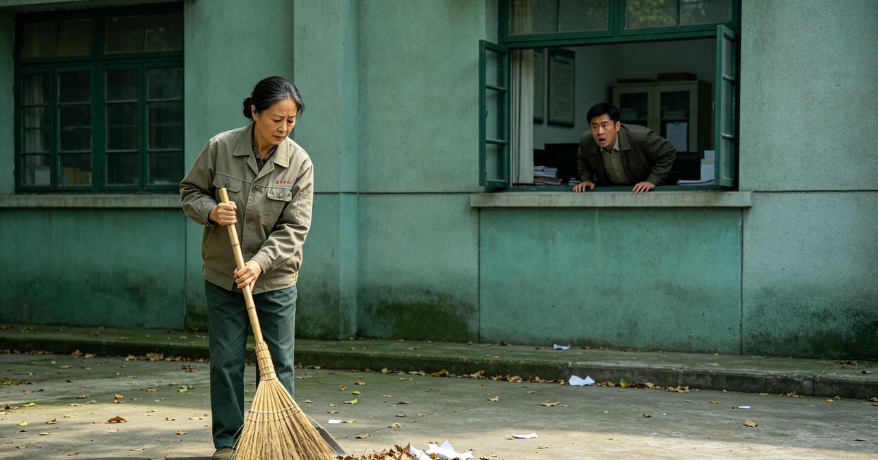 妻子在机关大院扫了20年的地，我刚要升职，上级谈话时突然发问：那个扫地的，是不是