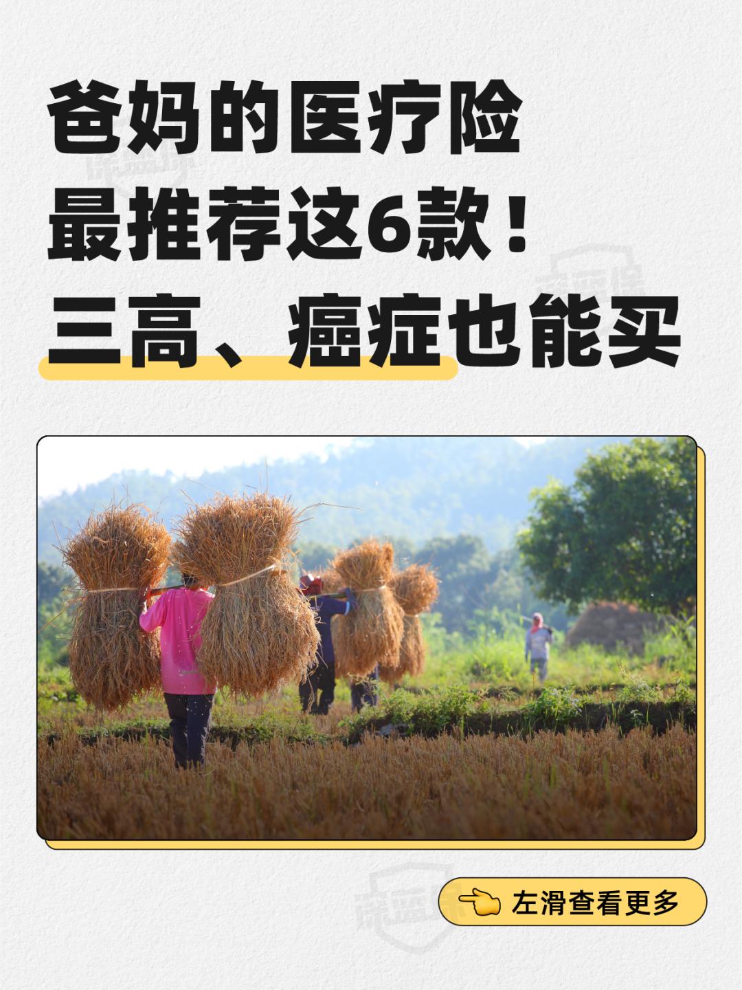 爸妈只有新农合，推荐6款救命医疗险，三高、癌症也能买
👵 🧓爸妈年纪大了，最