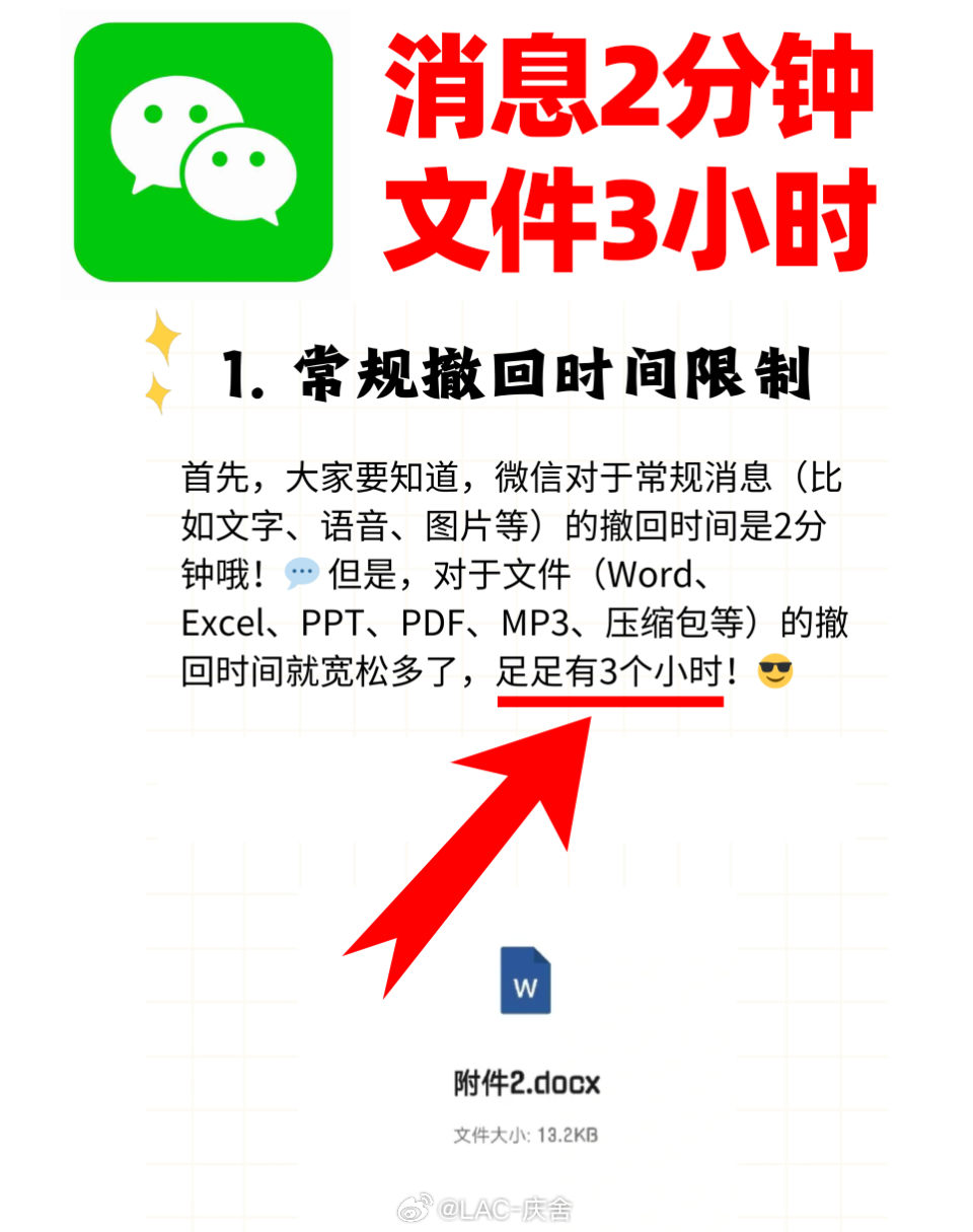 微信回应只能撤回2分钟内消息  才知道原来文件有3小时的撤回时间大部分小伙伴都有