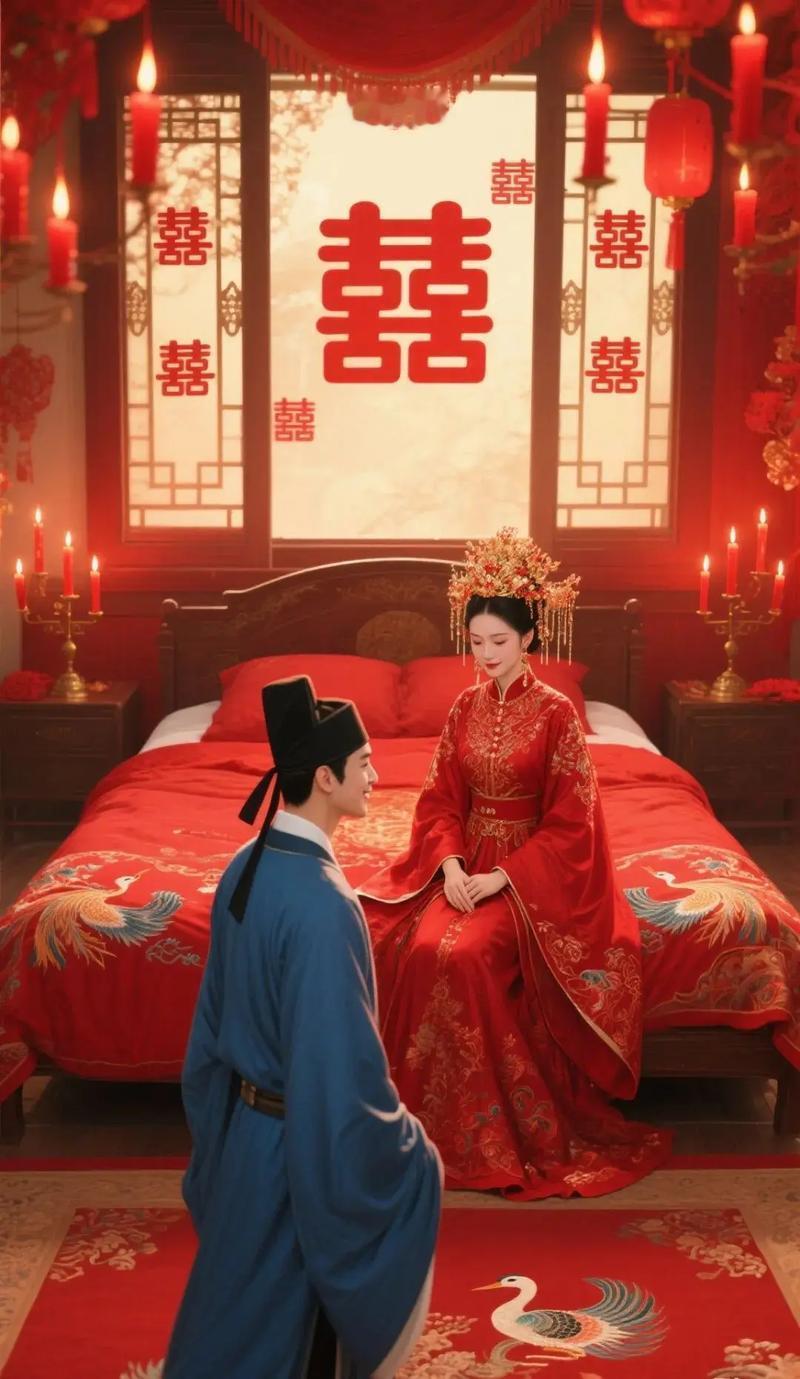 曾国藩新婚，洞房花烛夜，曾国藩掀开新娘的红盖头，发现新娘被调了包，新娘啜泣说出事