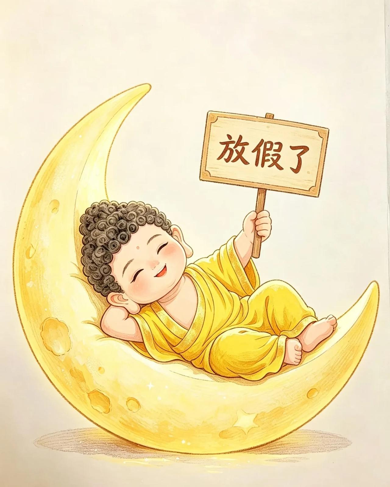 今日份心情打卡：开启🔛五一放假

暂时抛开生活里的忙碌和琐碎

慢下来，放空自