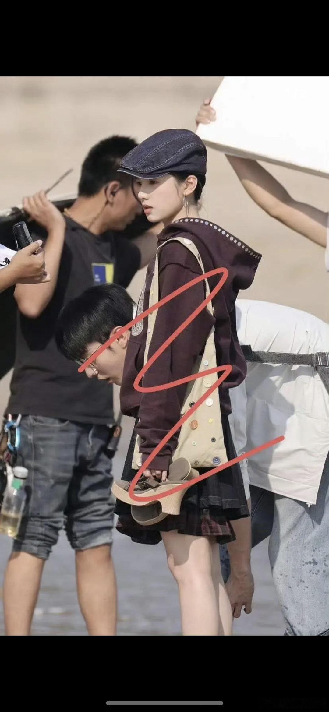 张婧仪新剧今日千禧路透，状态如何 