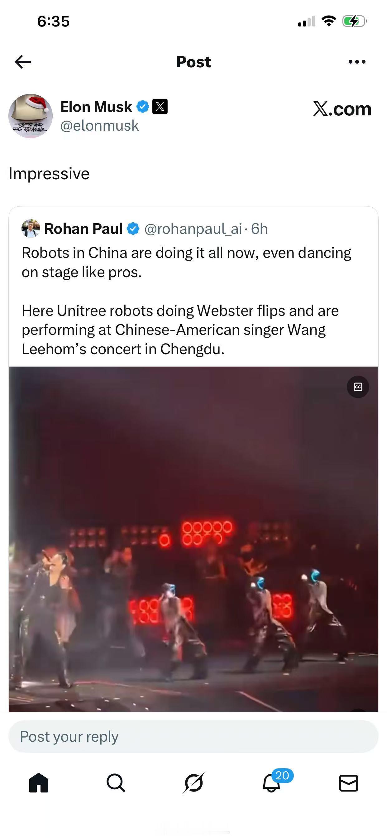 这波中国人形机器人在跳舞、拳击等娱乐竞技赛道上的尝试，把Elon机器人在这些容易