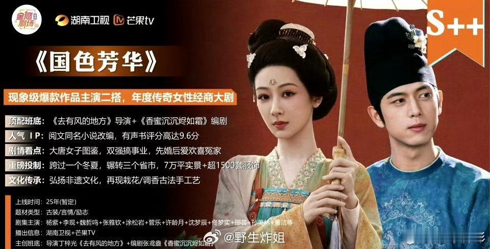杨紫、李现新剧🥭评级 S++开年大剧，🐮🐮🐮 ​​​