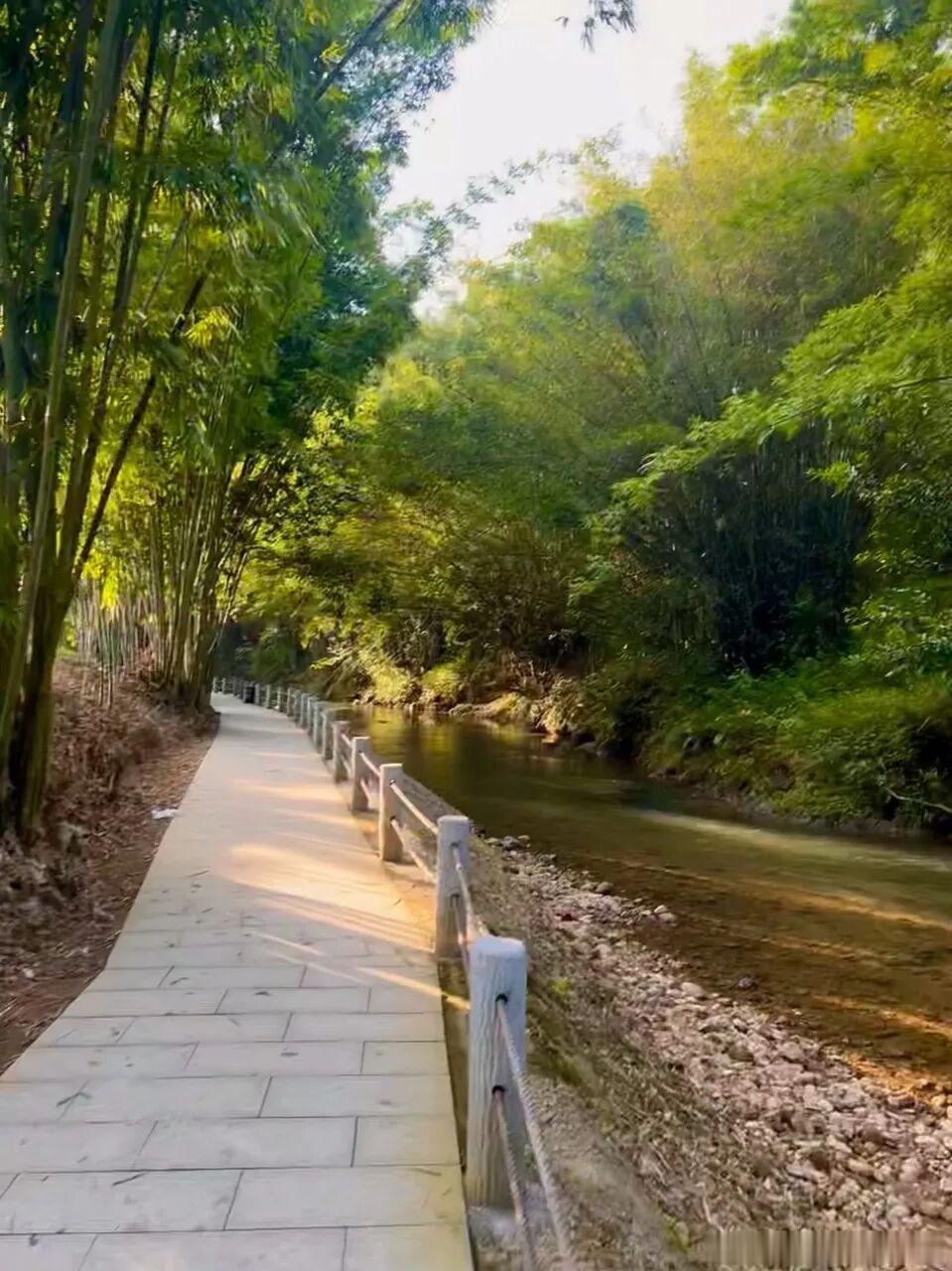 广东免费溯溪宝地找到了！肇庆槟榔岗不用门票，自驾直达，800 米亲水栈道沿果冻色