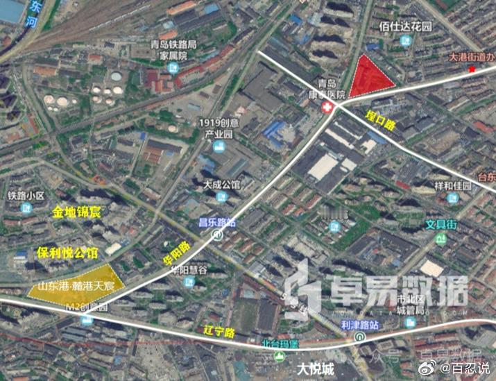 今天，市北区营口路三角地出让，来自东营的海通，大战本地开发商中联，经过15轮竞价