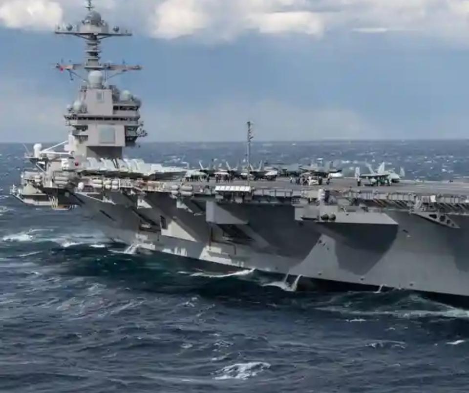 世界最大航母抵达拉美 委内瑞拉举行新一轮军演
    美国“福特”号航母编队抵达