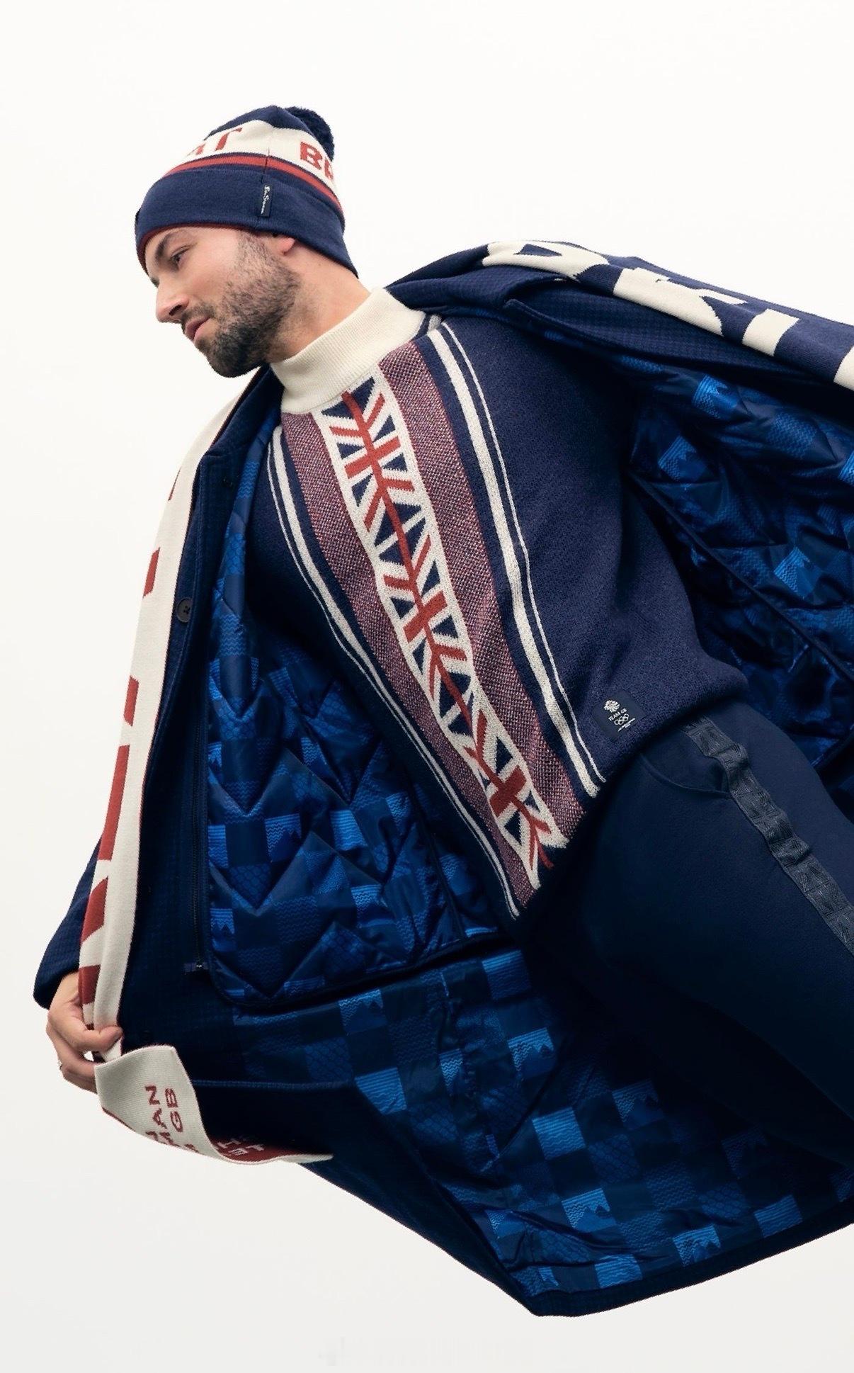 意大利冬奥会，英国的运动员队服，Ben Sherman赞助 