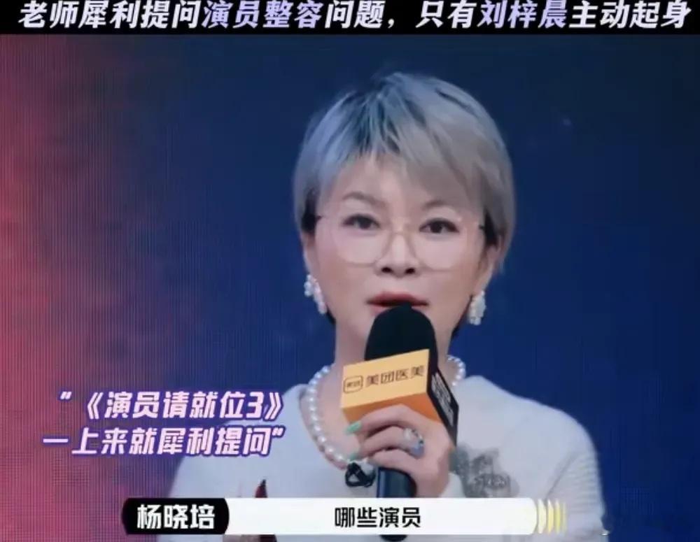 综艺《演员请就位3》严格程度超过前两部，一上来制片人和导师就提出了两个犀利的问题