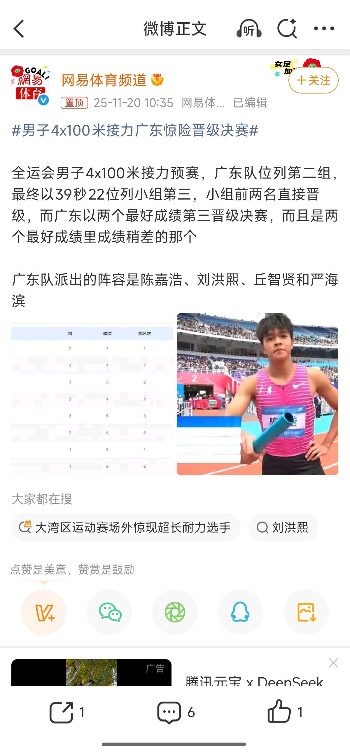 好险，差点把苏炳添的最后一舞弄没了