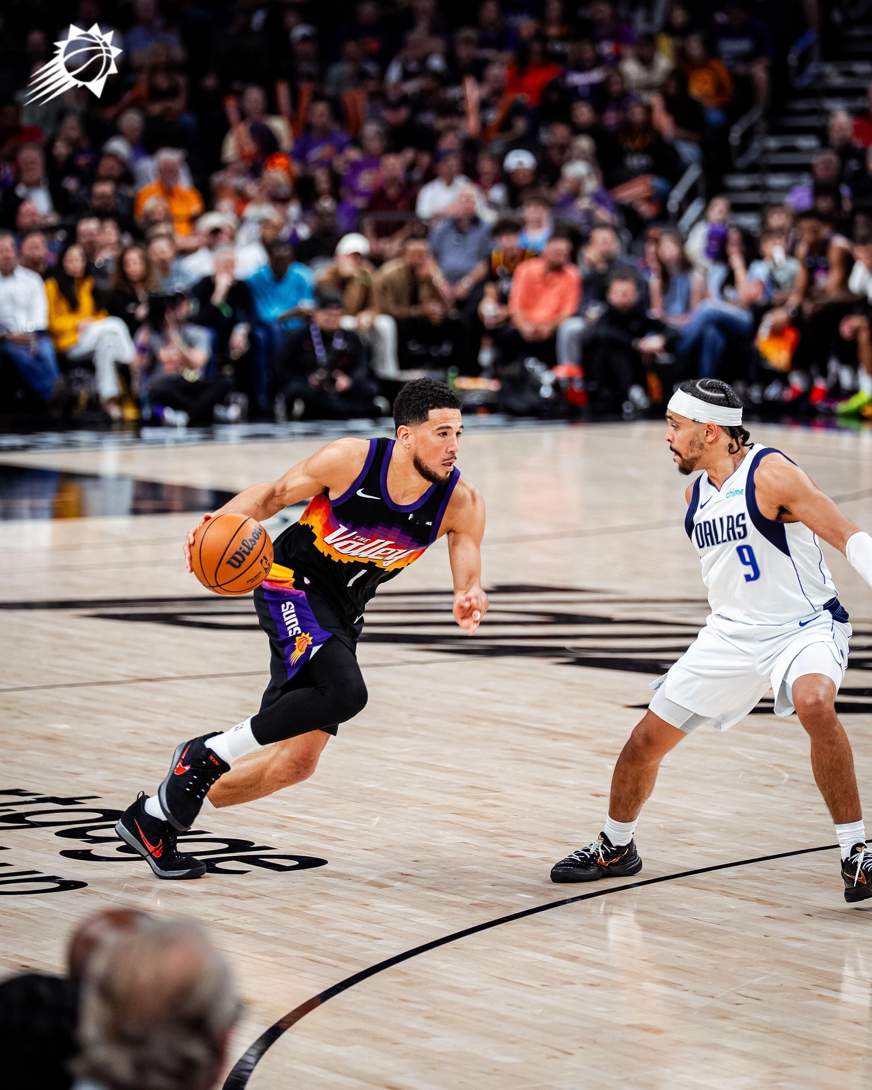 狄龙三分投进 🎯 随后布克打进2️⃣➕1️⃣，稳住啊！！菲尼克斯太阳 ｜旭日东