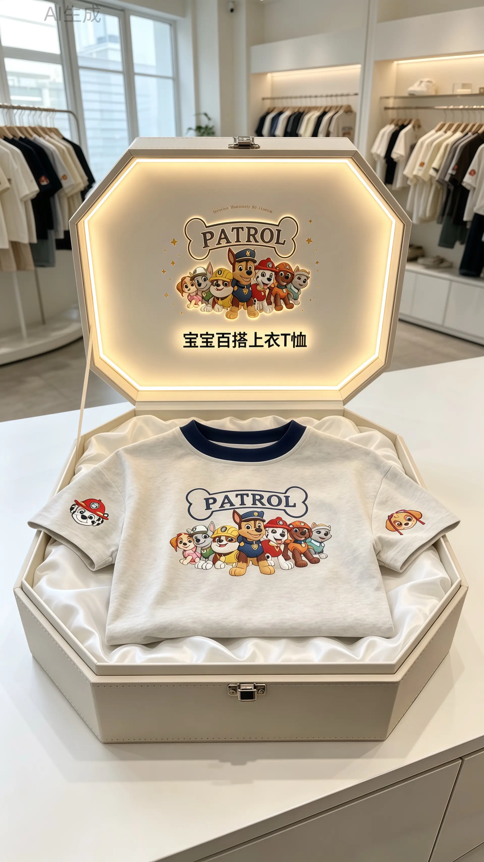 潮娃穿搭 男童穿搭 汪汪队短袖 短袖恤 高品质童装