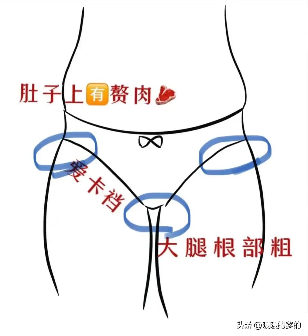 女人处处都有赘肉