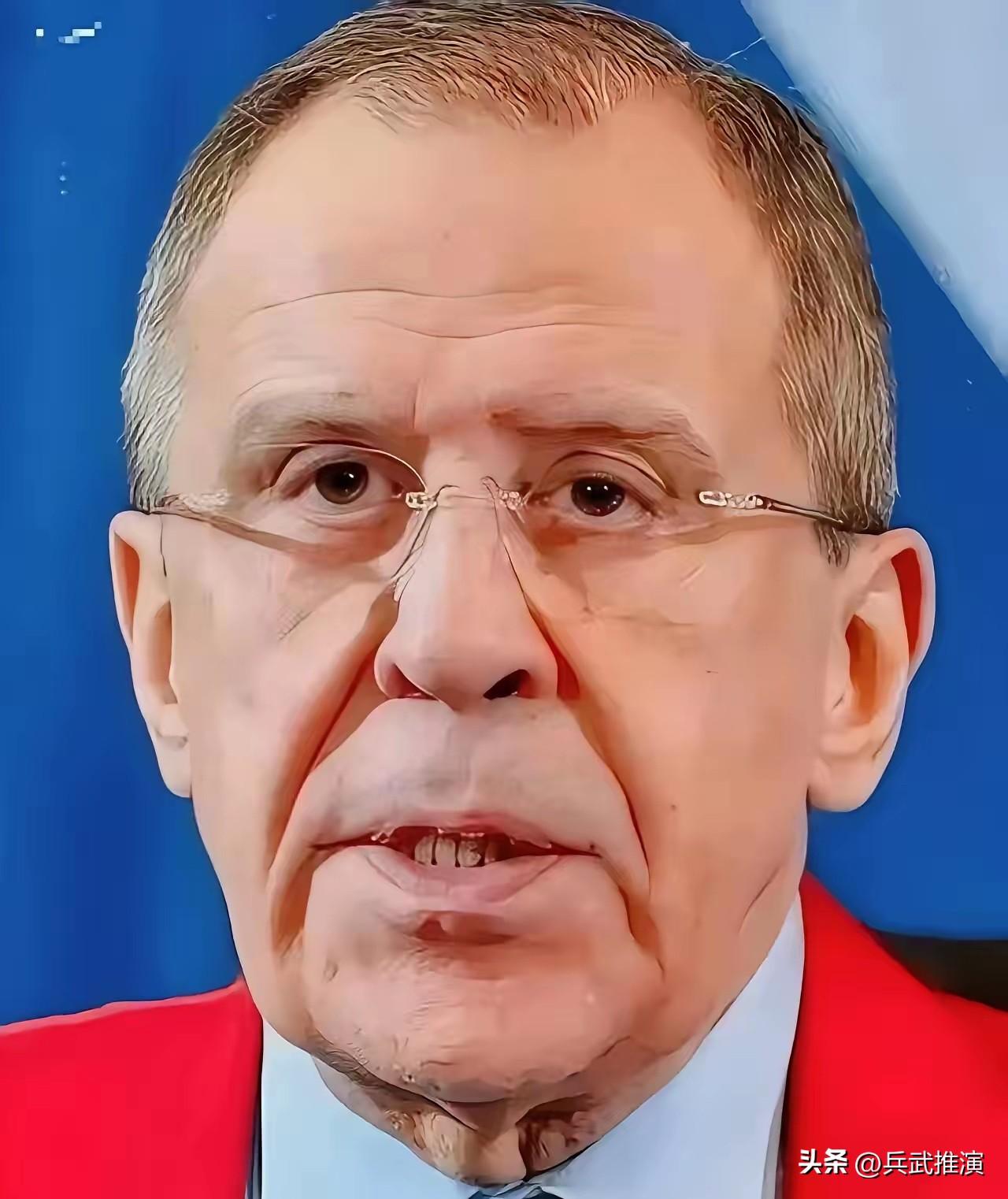 话音刚落，西方集体破防了。
俄罗斯外长拉夫罗夫这句话，说得太提气，太硬气了。
