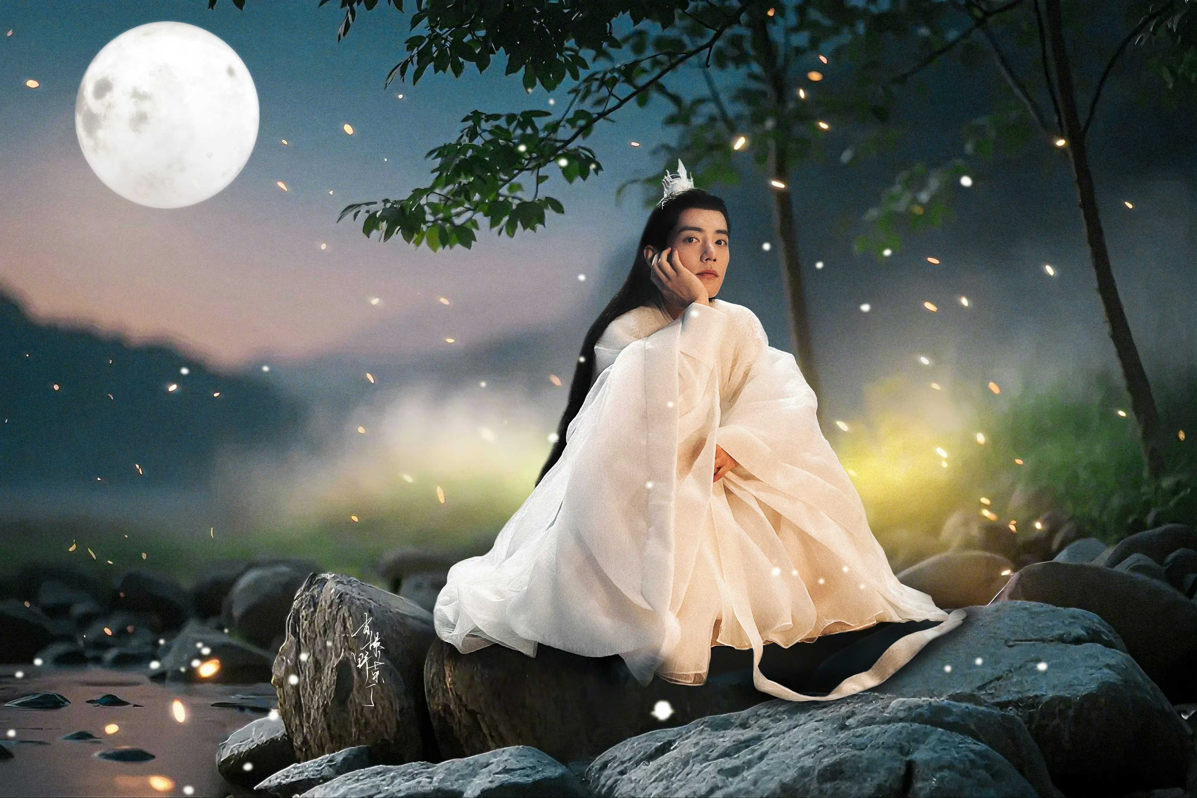 #陪肖战走花路# 晚安安🌙[月亮]❤️IONE (아이원)《All The T