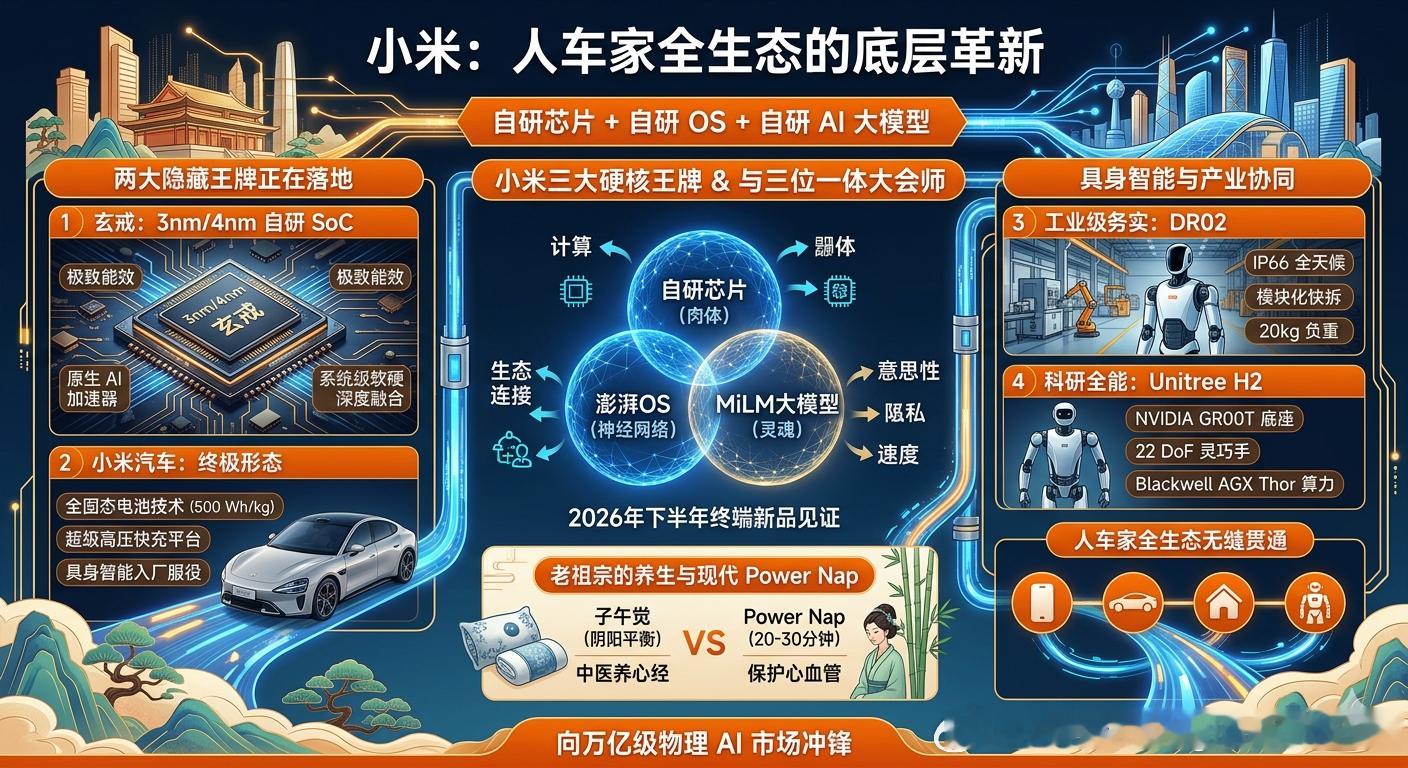 小米隐藏王牌即将落地 “自研芯片（玄戒） + 自研OS（澎湃OS） + 自研AI
