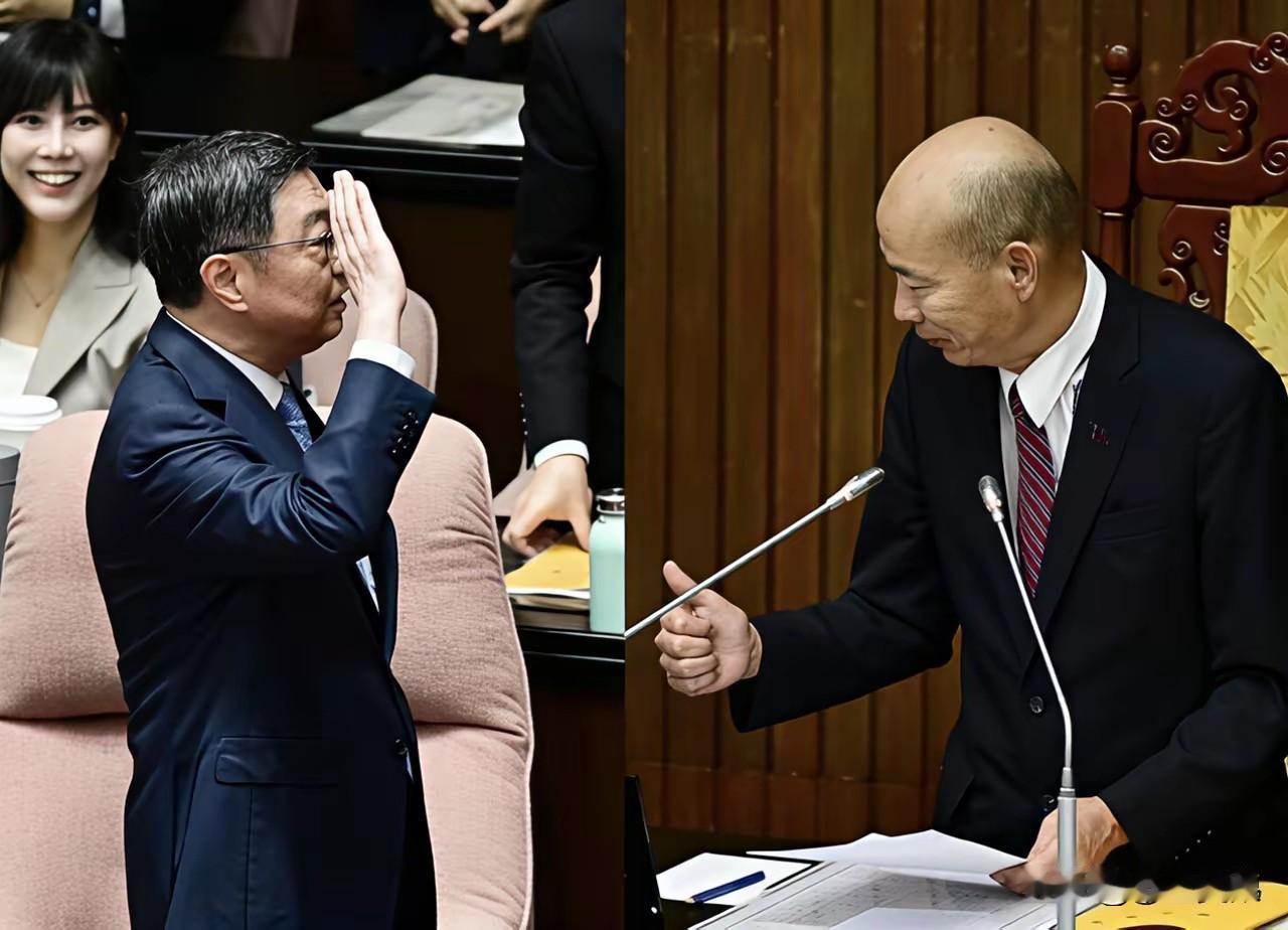 台​岛立法院迎来新会期，行政机负责人卓荣泰列席施政报告，俨然是一副唯我独尊江湖老
