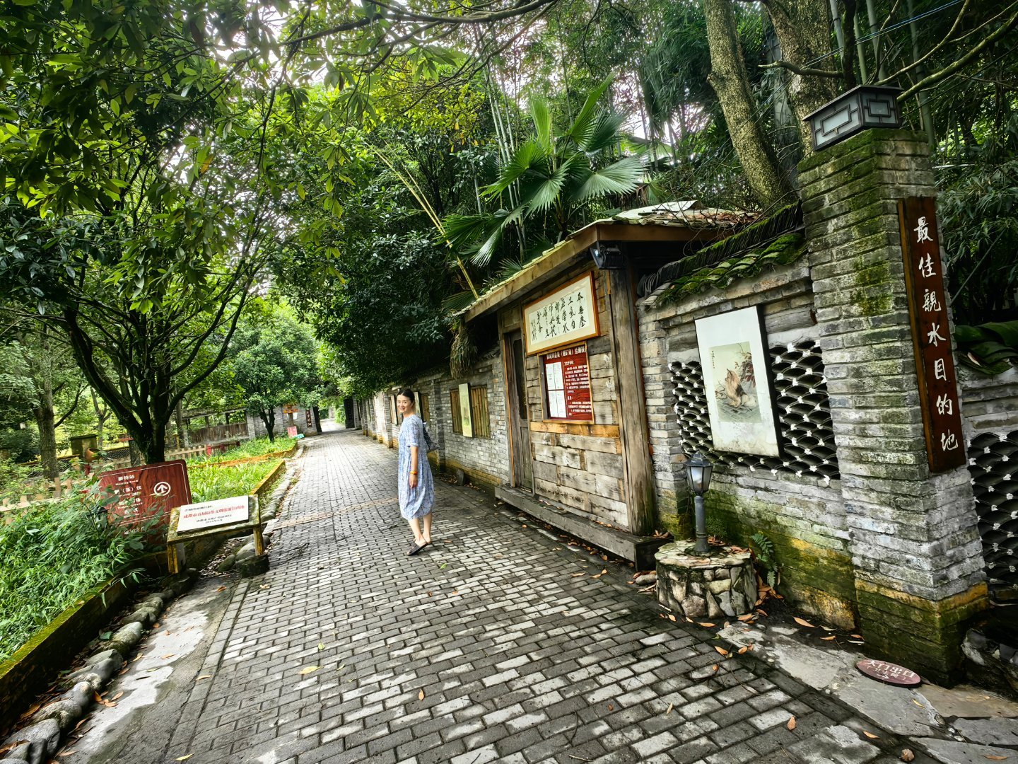 我们离开柳街，沿成青快速通道飞驰，回青城山镇民宿，不经意间，看见路边有“古阳影视