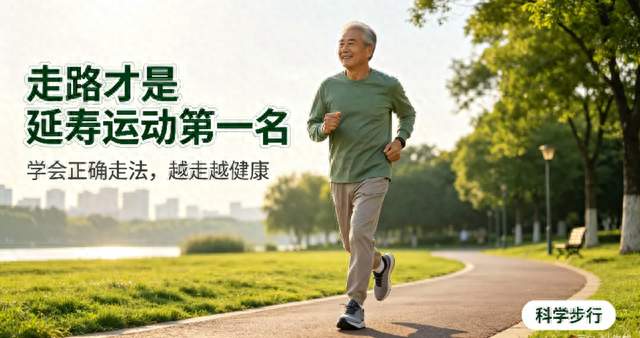 走路才是延寿运动第一名！学会正确走法，越走越健康