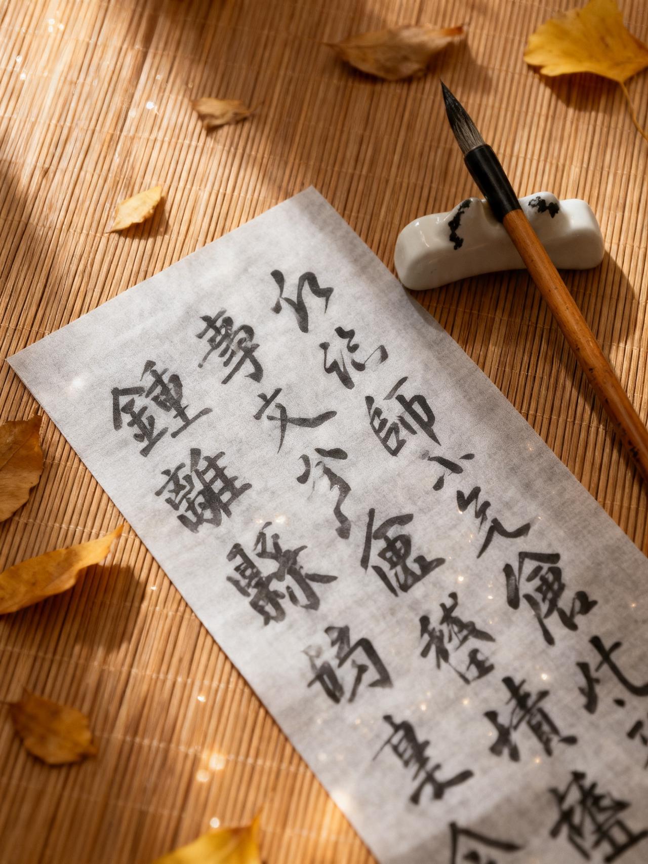 每天练字 手写 汉字之美 手写领悟人生