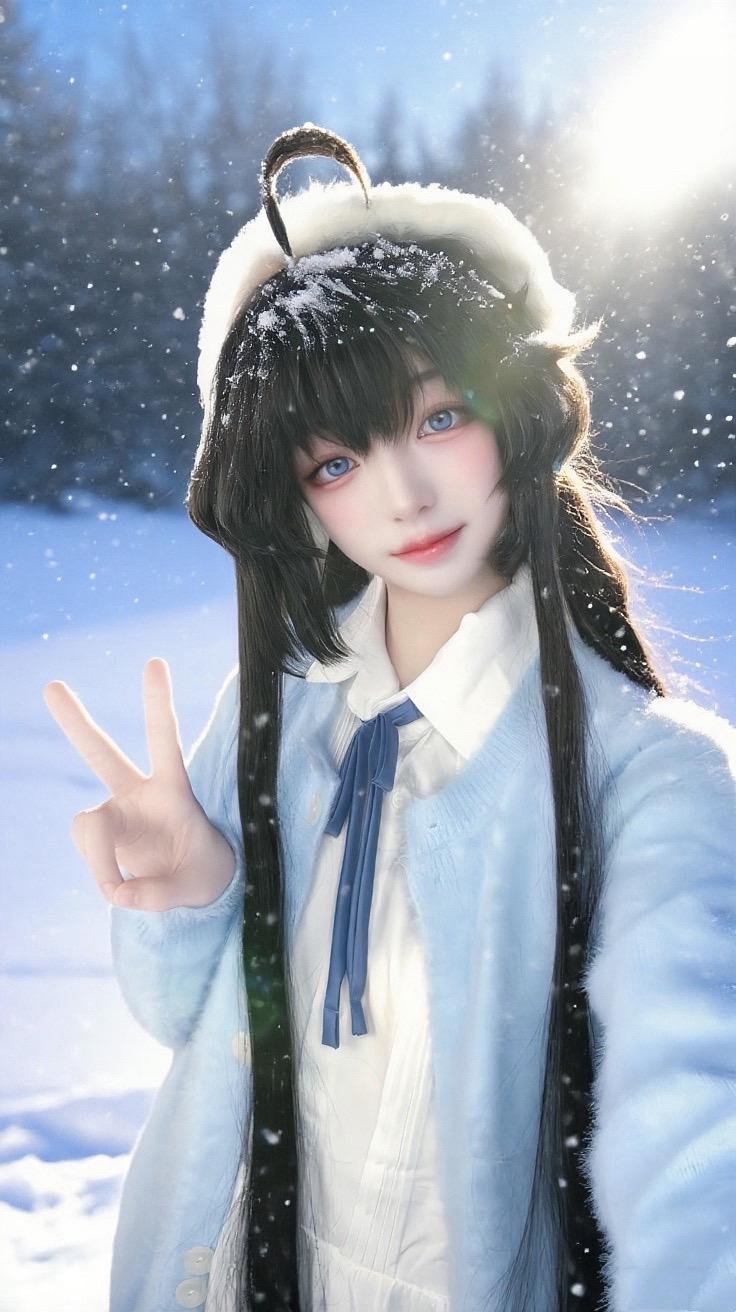 ❄️。豆包换背景是我的神