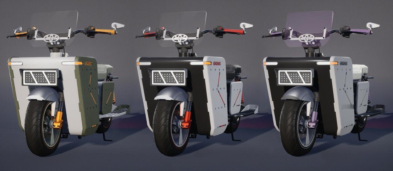 丰田欧洲设计开发部门的实习生鼓捣了“Toy E-Scooter Concept”