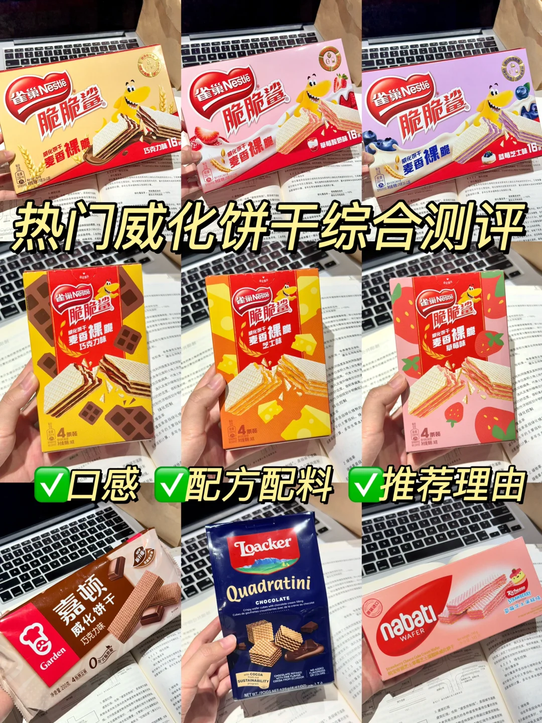 饼干重度爱好者推荐🔥热门威化饼干测评！
