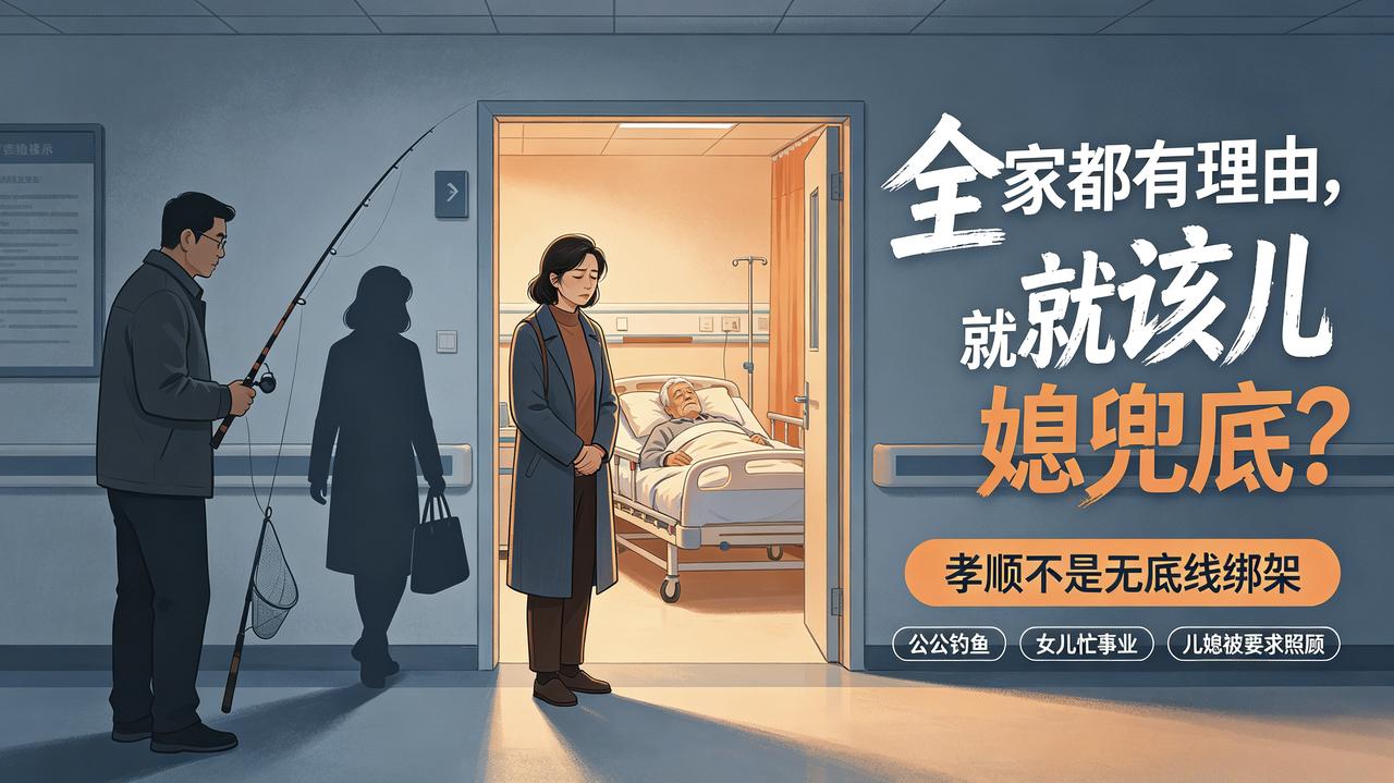 婆婆腰部骨折，全家甩手，最后偏偏逼我这个儿媳兜底

真的看透了人性！家里遇事，闲