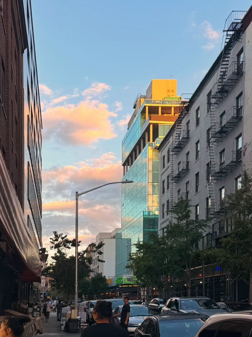 纽约 唐人街的黄昏时分 ​​​