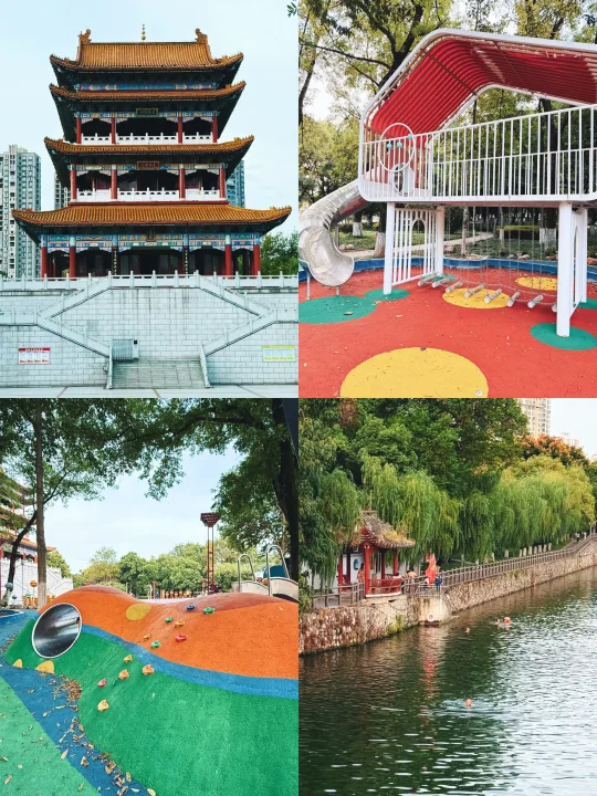 宜春老城区状元洲公园 城市里的放松之处