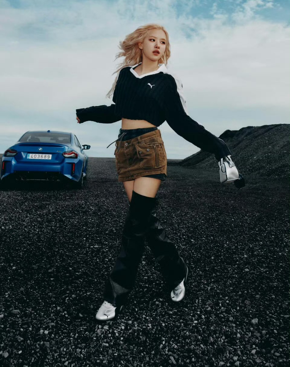 ROSÉ X PUMA联名款campaig两款speedcat鞋型 ​​​