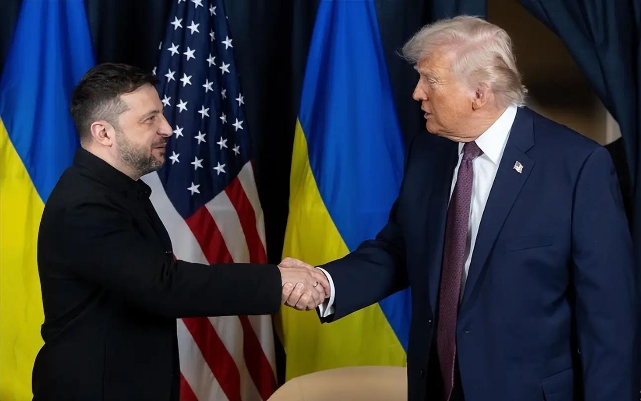 玫瑰正在试图尽快结束由美国发起的俄乌冲突。
   美乌会谈前，特朗普与泽连斯基通