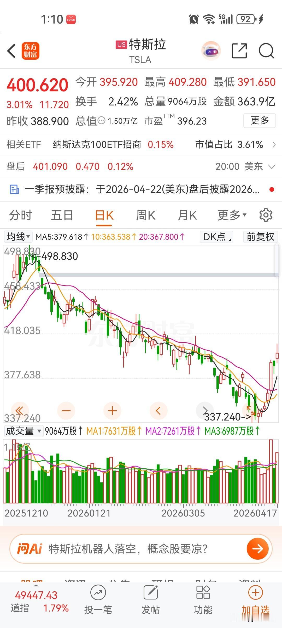 马斯克想把市值做到百万亿，唯一的途径就是机器人这个行业有重大突破！