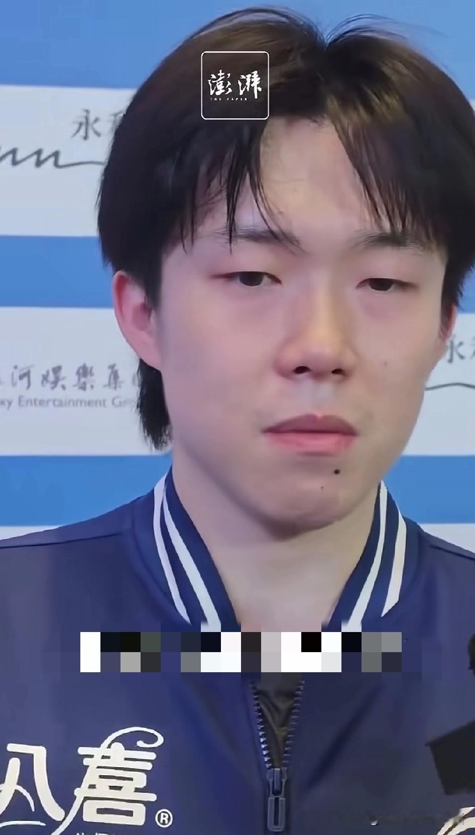 王楚钦：我是很艰难的才走到东哥的面前。从32开始，每一个对手都很强大，我还是做好