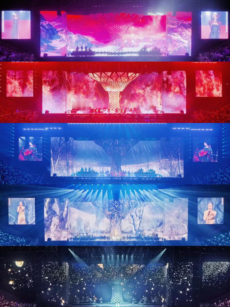 杨千嬅把两个红磡搬到成都 首站即成都，两晚即爆满。杨千嬅用行动证明，港乐在非粤语