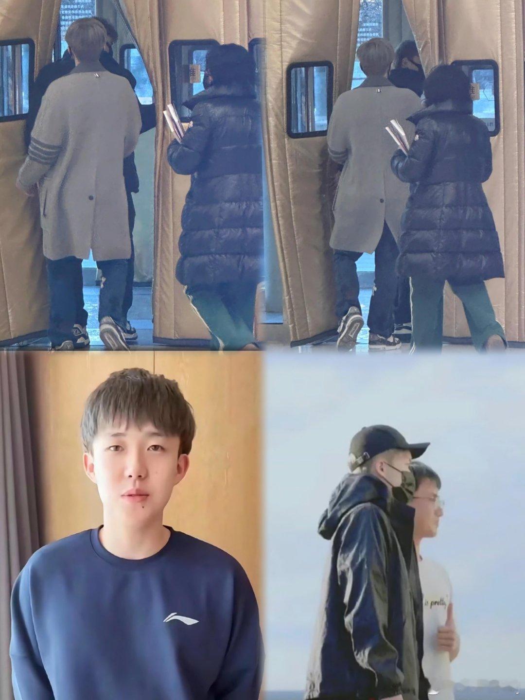 王楚钦新发色 短暂的新发色，转换心情也很不错。 