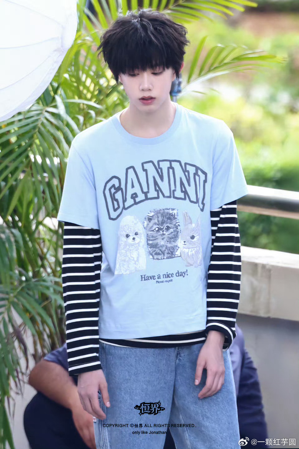 陈奕恒 林清源今日份路透！好清爽啊，帅萌帅萌哒