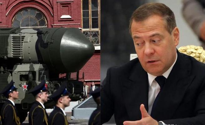 每周一次核威胁，不核威胁不说话的梅德韦杰夫这次声称，“核导弹还没有发射是有原因的