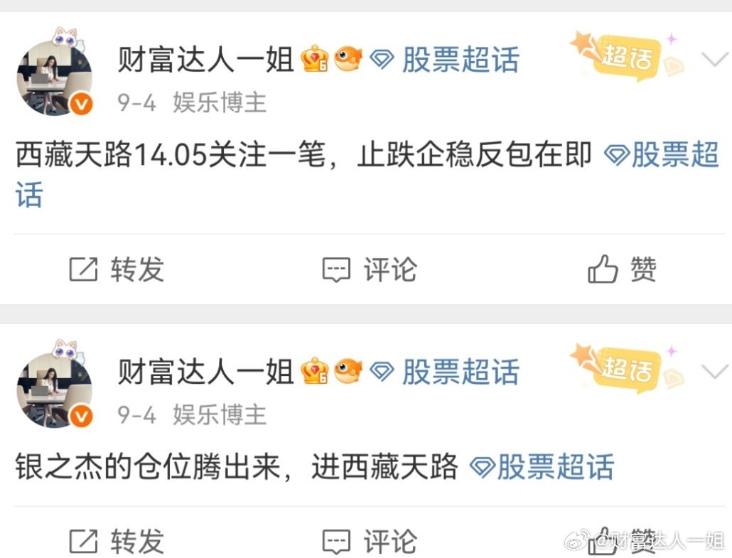 西藏天路联系三根阳线了，放点量出来估计就要大阳线了 ​​​