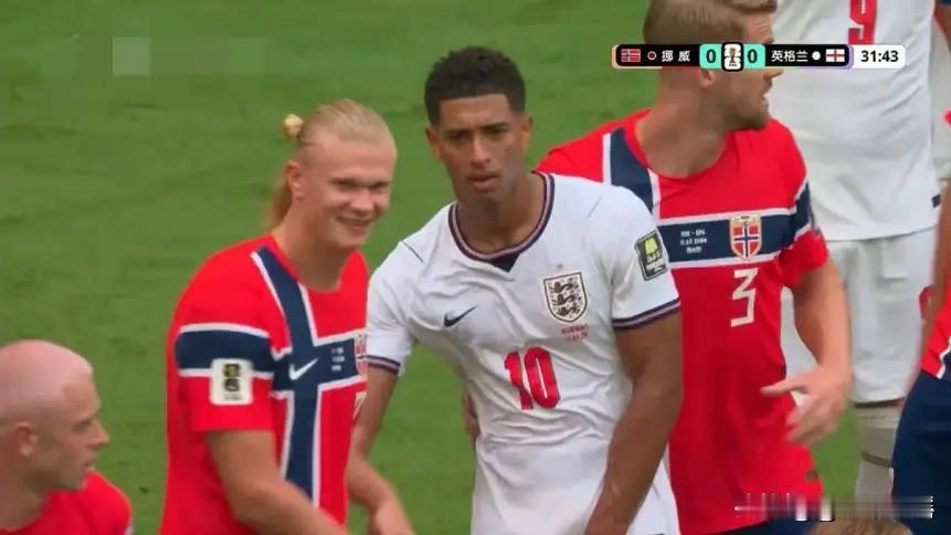 我能接受挪威输，也能接受哈兰德犯规，但我真的接受不了，哈兰德明明站在那儿，为什么