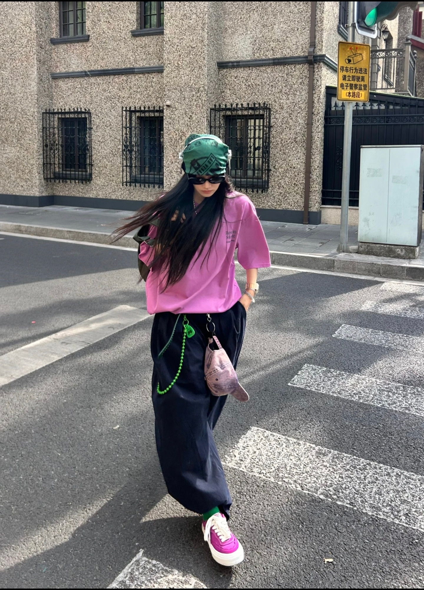 有一段时间，我是这么穿衣服的，包括头巾。