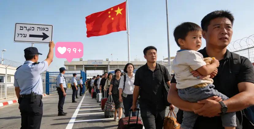 4月7日，中国驻以色列使馆启动紧急撤侨行动，包括港澳台同胞在内的中国公民统一组织