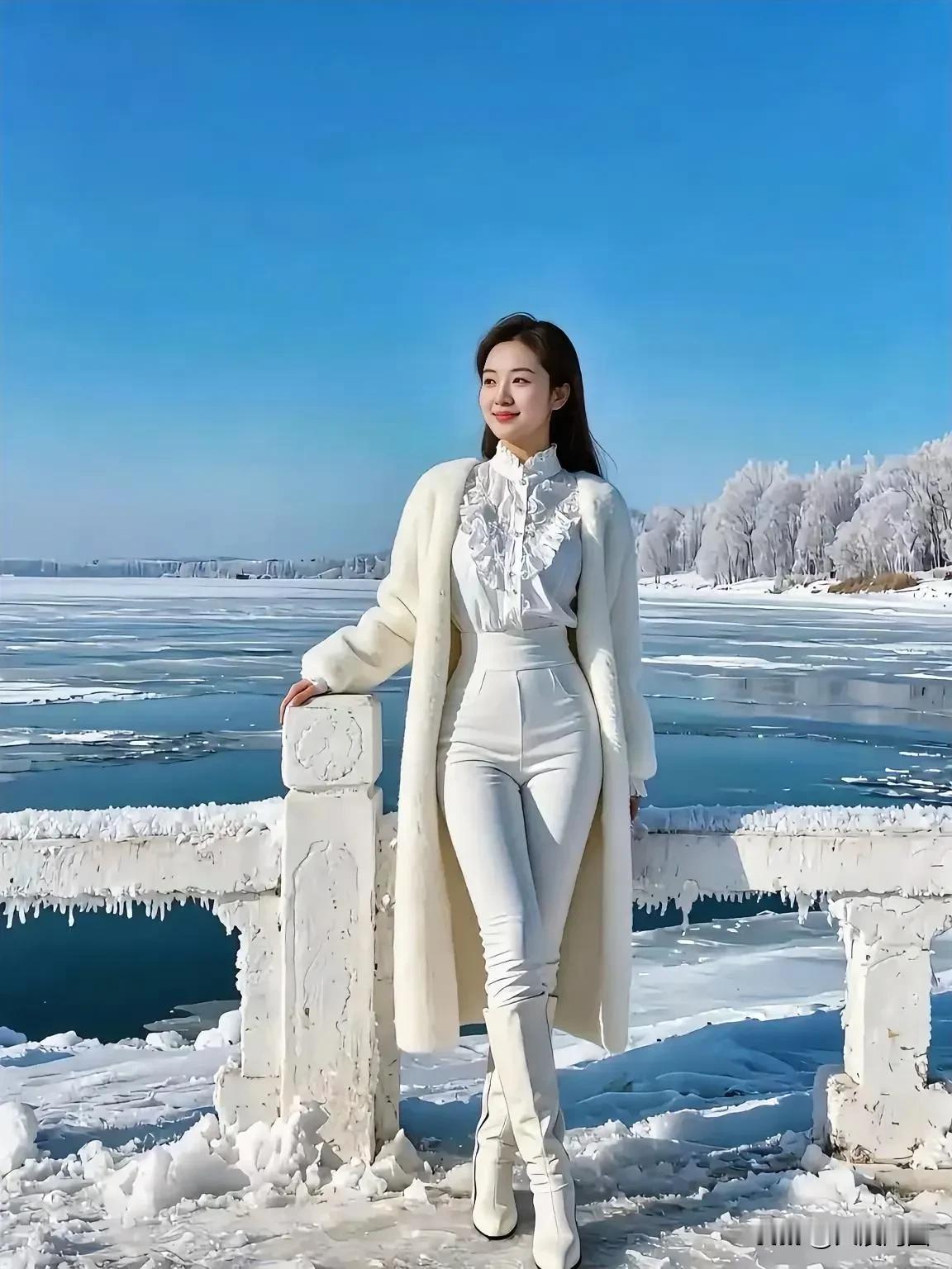 冬日仙境中的优雅装扮，雪地里演绎时尚大片
雪景氛围感穿搭 雪景穿搭大片 雪景氛围