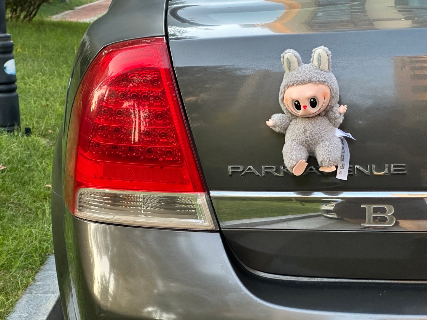 泡泡玛特大跌那我车屁股后面被偷走的拉布布算什么！[泪] ​​​