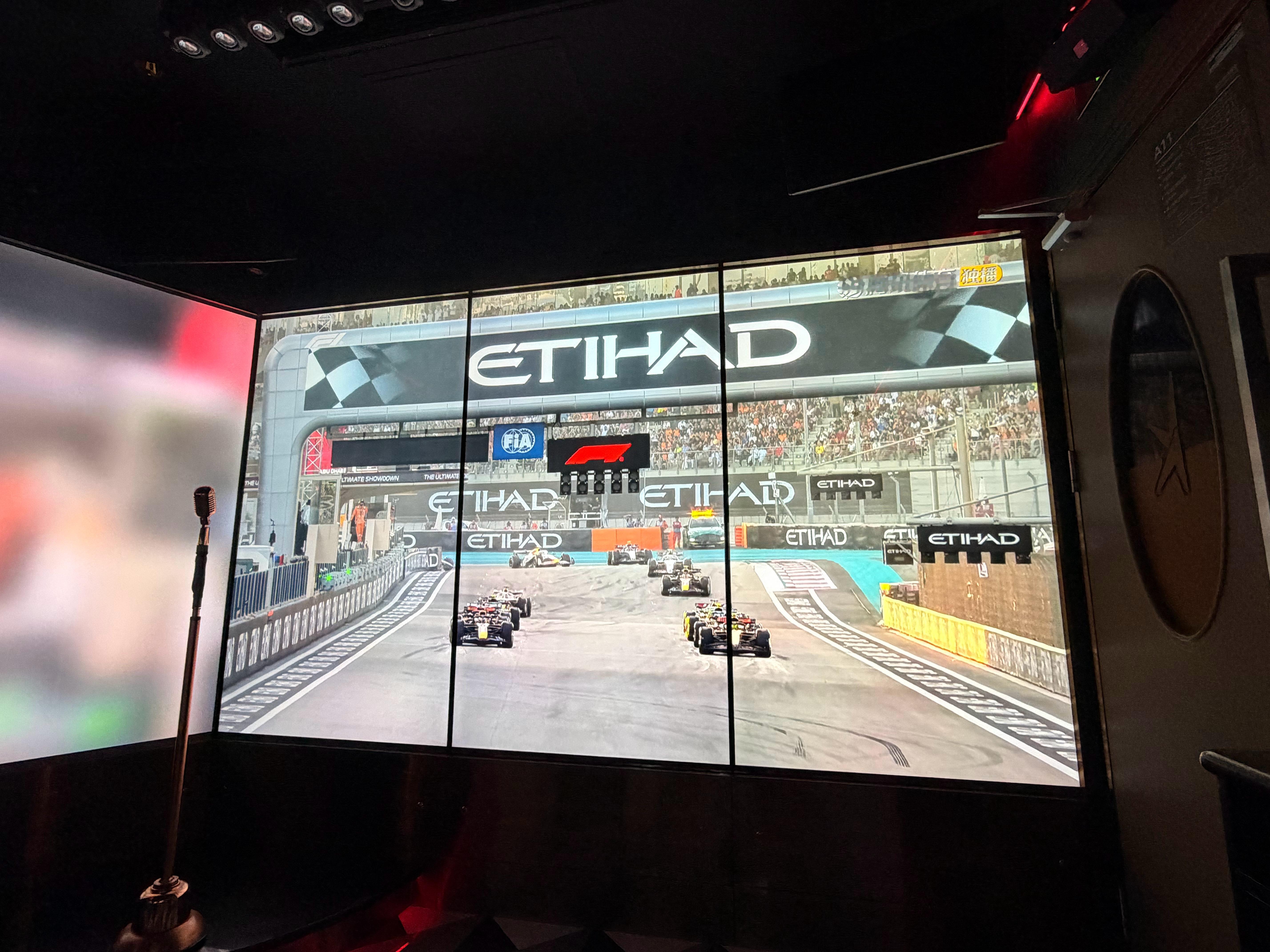 也算是包厢看F1收官战了 