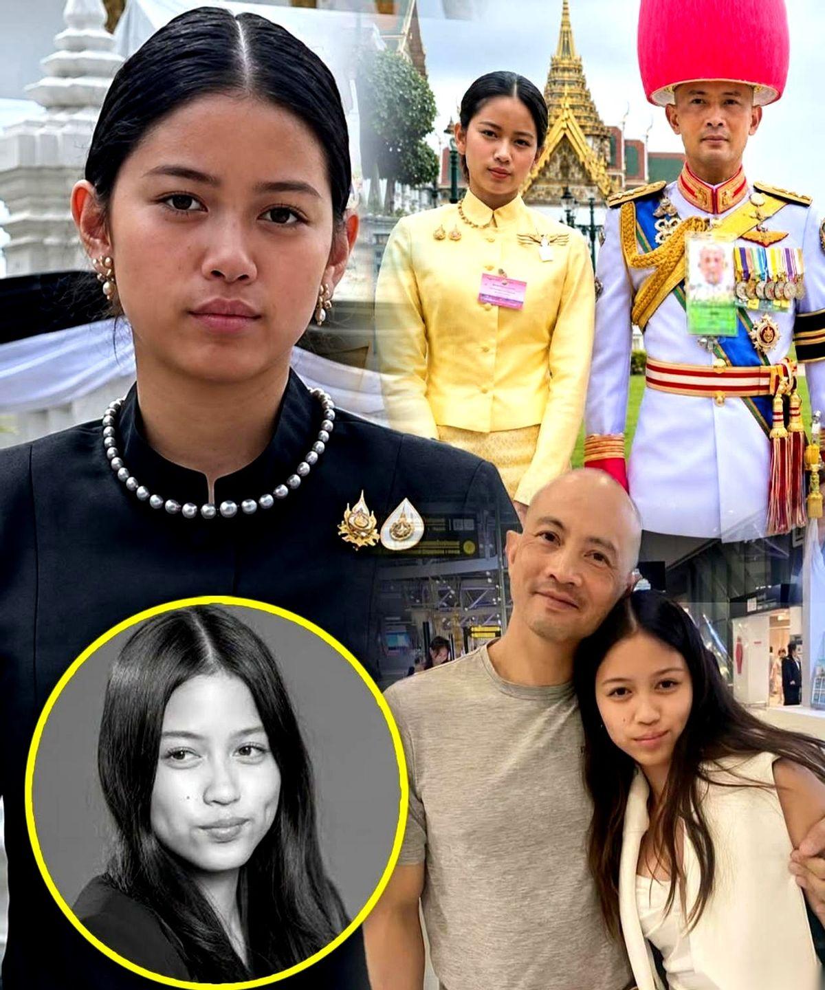 泰国王位第二顺位继承人皮迈王子家的小女儿——坤英卡蒂，今年已经满17岁了。
当年