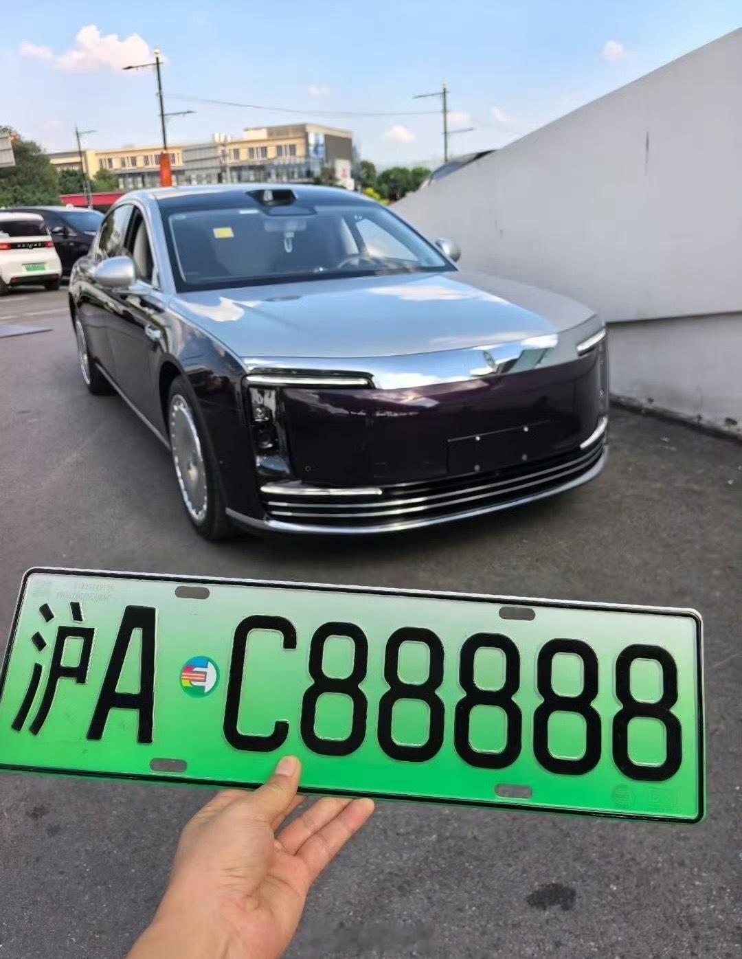 今天刷到有尊界s800 的车主拿到这块车牌我特地打开杭州的新能源号段看了看正常的