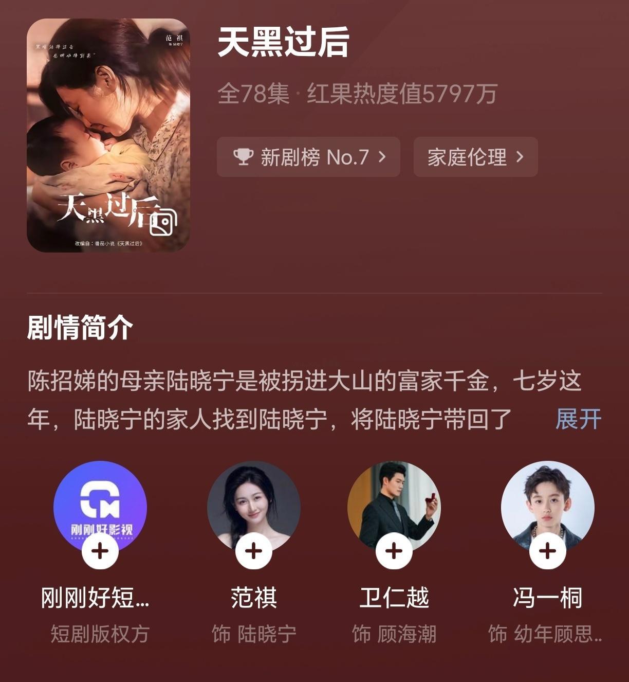 《天黑过后》是我看的第一部关于被拐卖后的心理心理创伤的剧，专注于被拐的妇女和被迫