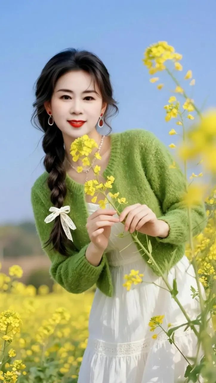 AI田园清新照 ai创作