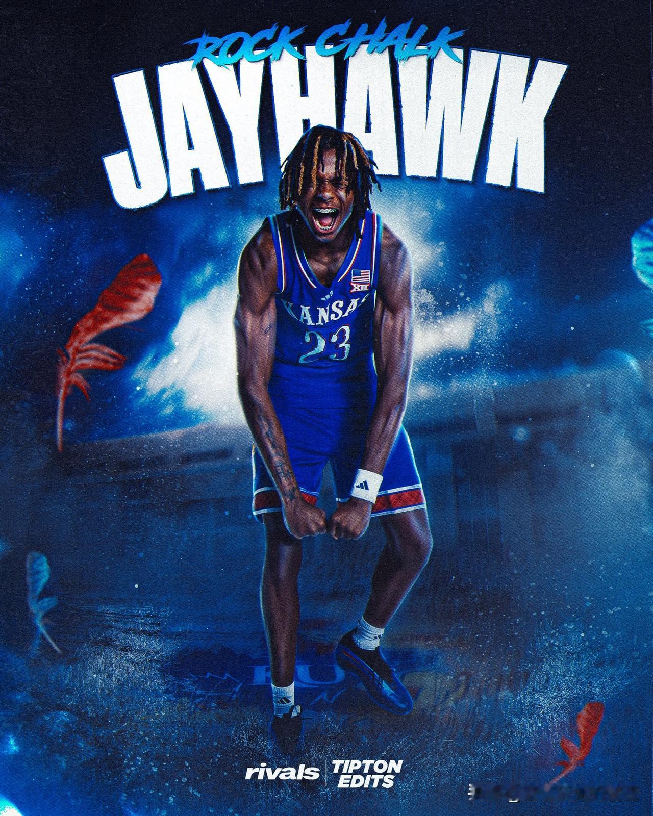 TOP20五星侧翼Javon Bardwell宣布承诺NCAA男篮 堪萨斯大学，